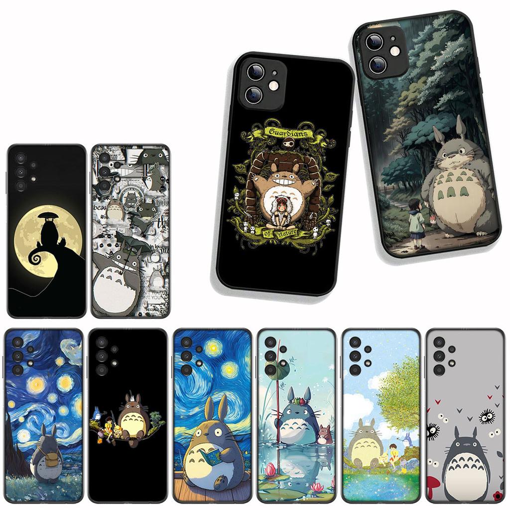 Чехол Cover для Samsung Galaxy S25 S23 S22 S24 FE Ultra S10 Plus A05 A06 A15 A16 A26 A35 S10E Чехол Обои Постер Т-Тоторо