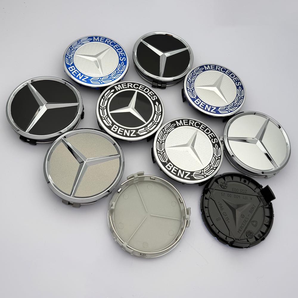 For Mercedes Benz amg 20pcs 75mm Car Wheel Center Cap Hub Covers Badge Rim Hubcap For Mercedes Benz E300 C180 W221 W212 207 A C E Class A1714000025