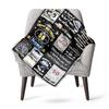 50Th Birthday Customize Your Name Blanket Used For Chair Office Sofa Bed Camping Soft And Warm Giving Friends And Relatives Birthday Graduation Gift