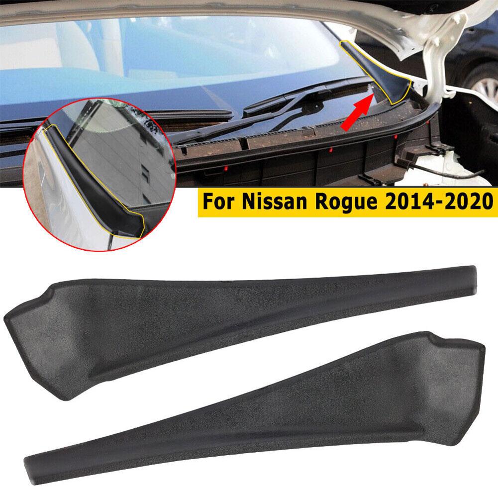 Угловая отделка лобового стекла 66894-4CL0A 66895-4CL0A для Nissan Rogue 2014-2020, удлинительная накладка, автомобильный аксессуар