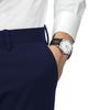 Tissot Мужские модные часы T150.410.16.011.00 с кожаным ремешком и белым циферблатом