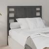 VidaXL Headboard Grey 96x4x100 Cm Solid Pine Wood 818752