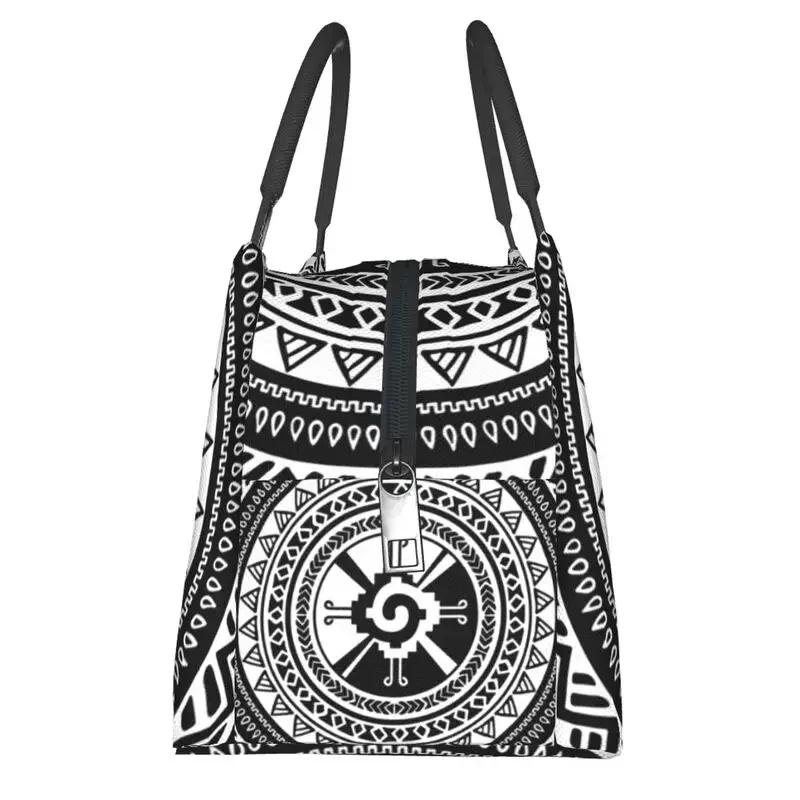 Сумки для обеда Hunab Ku Mayan Symbol, женские, теплые, с изоляцией, для пикника, кемпинга, работы, путешествий