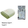 Модный контейнер для ретейнера с инструментом для снятия ретейнера, плотно закрывающийся на защелку, ортодонтический контейнер для защиты рта с вентиляционными отверстиями для офиса, путешествий