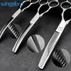 Wingsbro 7 дюймов Серебряные Ножницы для Груминга Животных, Изогнутые Вниз Тонкогубцы для Стрижки Волос