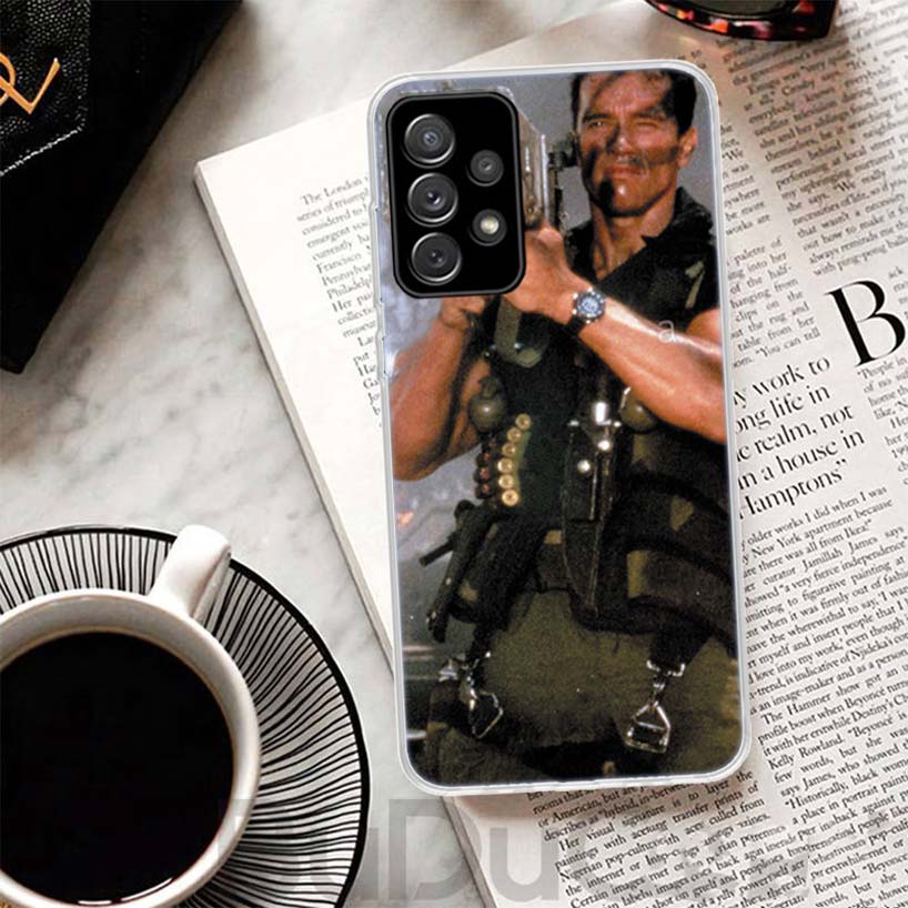 Чехол для телефона Arnold Schwarzenegger Terminator для Samsung Galaxy A15 A14 A54 A13 A53 A12 A52S A55 A22 A23 A24 A32 A33 A34 A25 A35