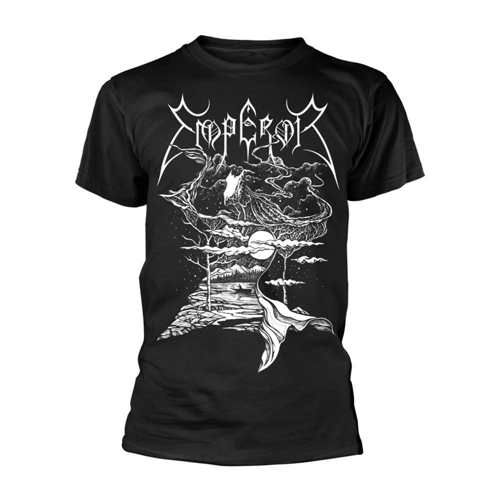 EMPEROR - THE WANDERER BLACK T-Shirt, Front & Back Print Small