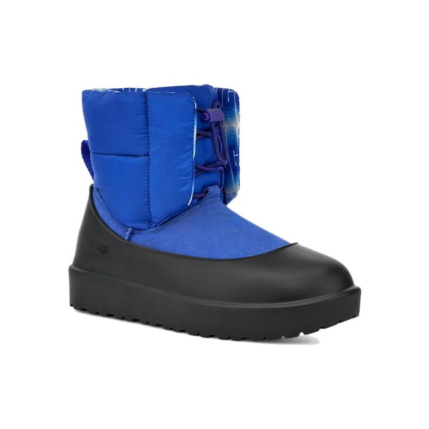 UGG Замшевые удобные короткие зимние сапоги до середины голени с круглым носком, женские сапоги, синие 1130670-RLB