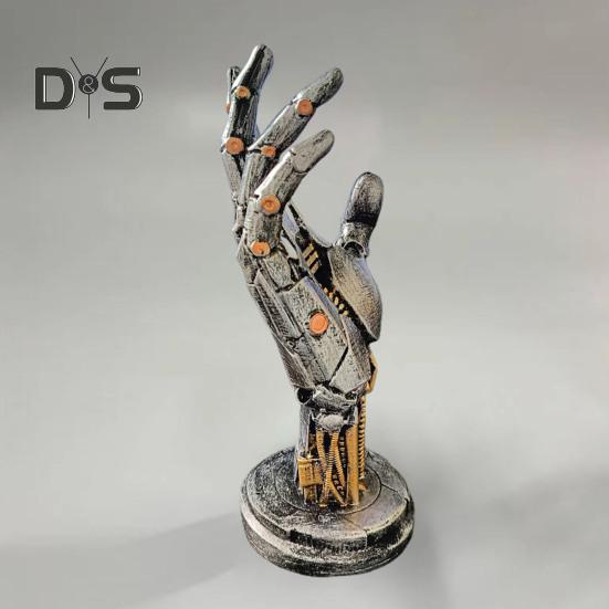 Подставка для игрового контроллера Cyberpunk Mechanical Hand Desktop Cellphone Headband Hanger Holder для игрового аксессуара