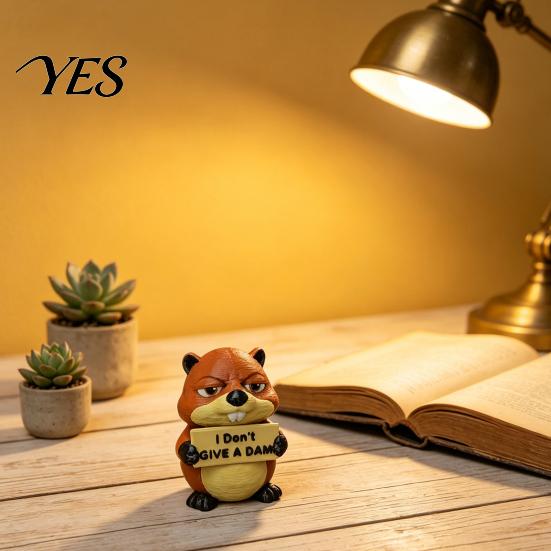 Выразительное Настольное Искусство 3D Печатная Фигурка Животного, Украшение Выражающее Эмоции, Милый Декор Социальной Дружелюбности, Украшение для Офиса, Уникальный Подарок