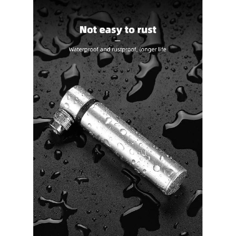 NPY Bicycle Pump Mini Portable Aluminum Alloy Bike Pumps Air Pump Mountain Cycling Tire Inflator Bike Valves Bicycle Pump