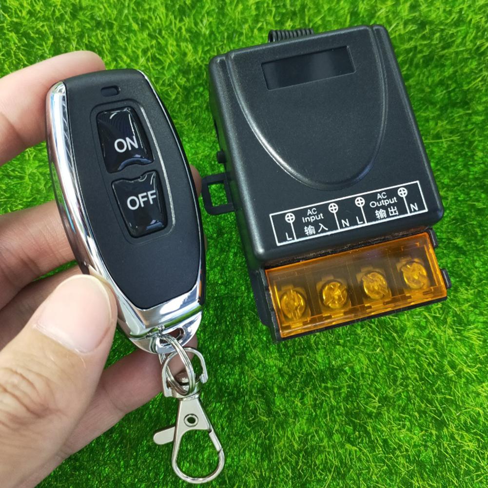 Высокоточное беспроводное реле управления 60 В-280 В реле RF Switch 4 рабочих режима 433 МГц 50 м релейный приемник для бытовой техники