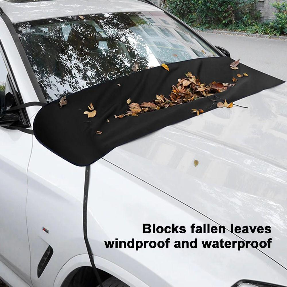 Multifunctional Windshield Protector Anti-Leaf Net Car Windshield Cover Truck Protection