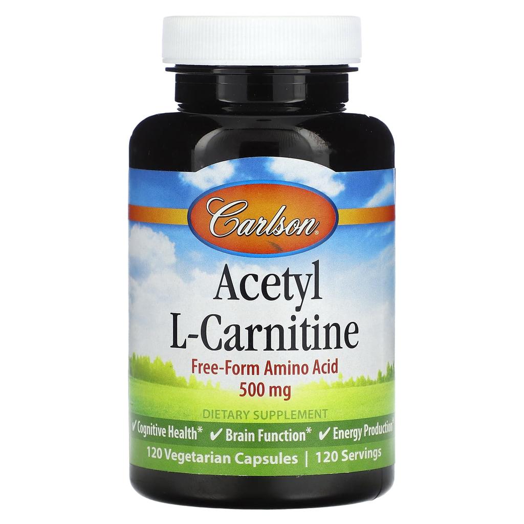Acetyl-L-Carnitine, 500Mg, 120 Veggie Caps