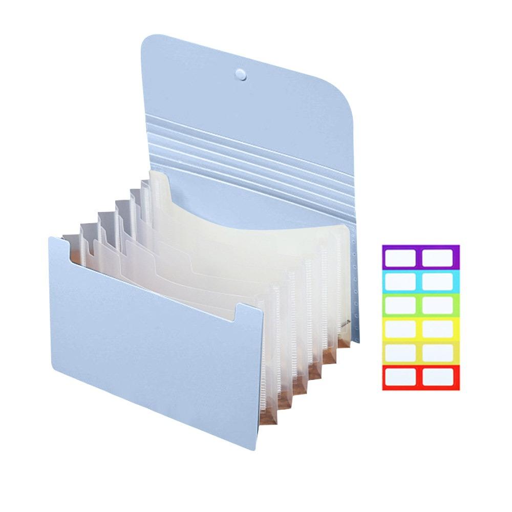 Large Capacity Organ Bag 7 Layer File Pouch Portable A6 File Folder