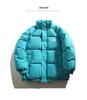 Unisex 2024 Winter Loose Cotton-Padded Jacket - Stand-Up Collar, Plus Size, Trendy Short Coat