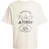 Terrex SS25 Logo Soft Comfortable Breathable Short Sleeve T-Shirt Men Tops Off-White JI8317