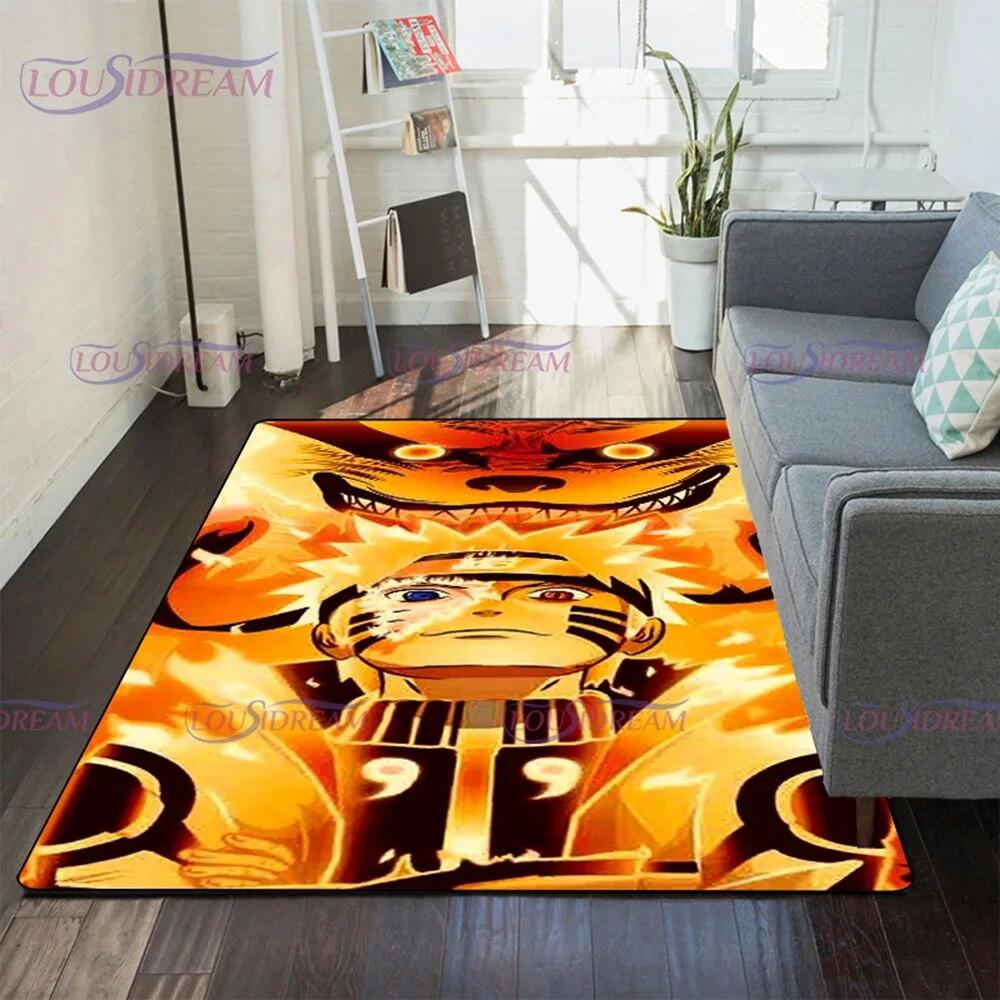 Креативный ковер с принтом N-Naruto, коврик для йоги, нескользящий ковер, коврик для ванной, напольный коврик, коврик для гостиной, подарок на день рождения