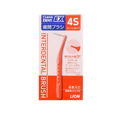 Межзубная щетка Lion 4S Красная от DENT.EX (Пакет 4)