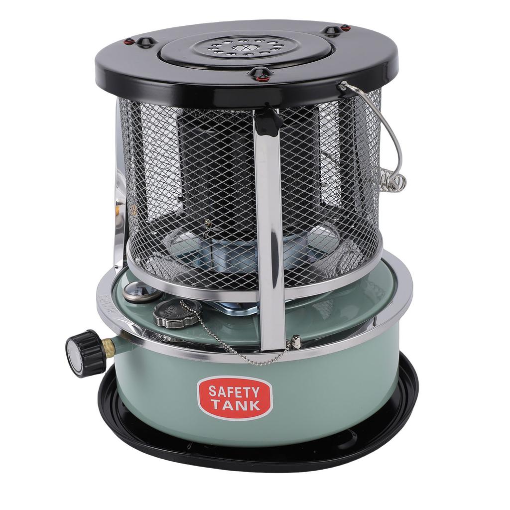 Indoor Outdoor Kerosene Heater 2.6KW Adjustable Height Non Electric Portable 2 in 1 Stove Heater for Camping Garage