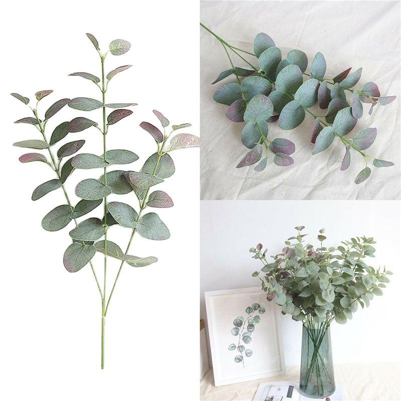 Lush Green 68cm Artificial Fake Leaf Eucalyptus Plant For Timeless Home Decor