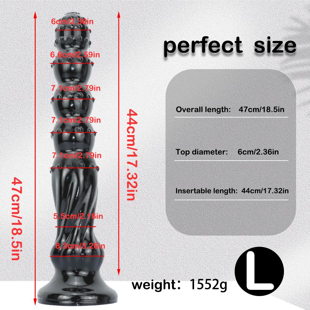 Силиконовая очень длинная анальная пробка с присоской, дилдо, секс-игрушка, мастурбатор для мужчин и женщин, страпон, реалистичный пенис, БДСМ