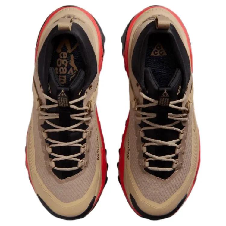 Nike Zegama Hike 'British Khaki Light Crimson' (Unisex) British Khaki / Linen / Light Crimson / British Khaki Mountaineering Hiking Shoes