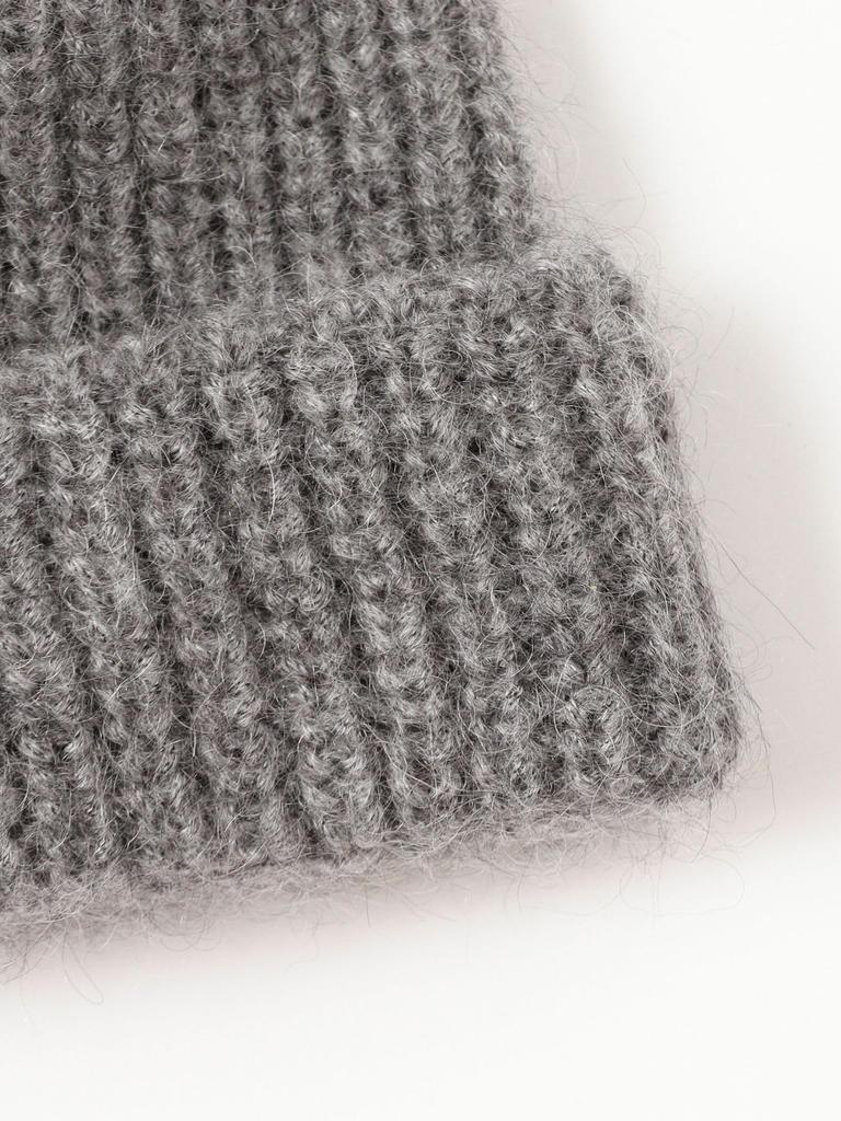 Beams Boy Hat [Special Order] Cableami Mohair Watch Cap Women's Purple Free