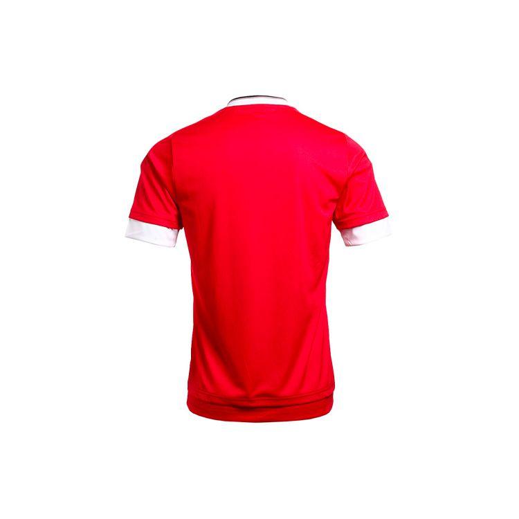 Adidas Манчестер Юнайтед 15-16 сезон тренировочная футбольная футболка с короткими рукавами мужские топы красные AC1414