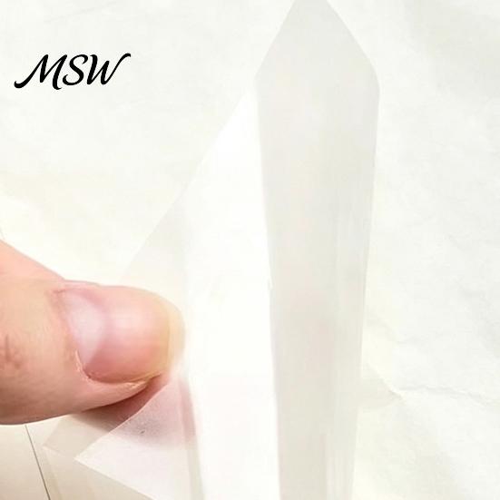 Removable Clear Sticky Notepads 2PCS Transparent Notepads, Waterproof Memo Pads, Smooth Writing Self Stick Notes for Journaling Strong Adhesive