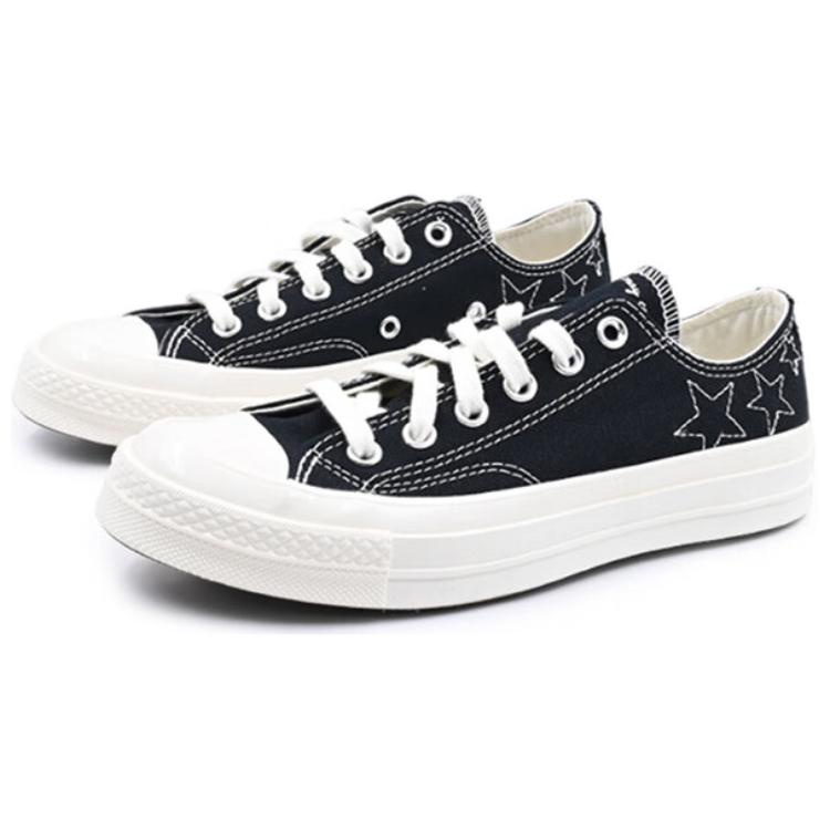 Converse Chuck 70 SNL Comfortable Casual Low Top Canvas Shoes Unisex Black and White