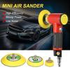 Mini Air Sander with 1/2/3 Inch Sand Disks Random Orbital Pneumatic Sander Air Powered Sanders &