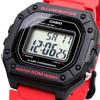 Casio Стандартные цифровые часы W-218H-4BV унисекс красные дешевые импортные модели Casio
