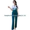 2024 Women's Spring/Summer Short-Sleeve Top & Trousers Two-Piece Uniform for Beauty Salon & Spa Technicians