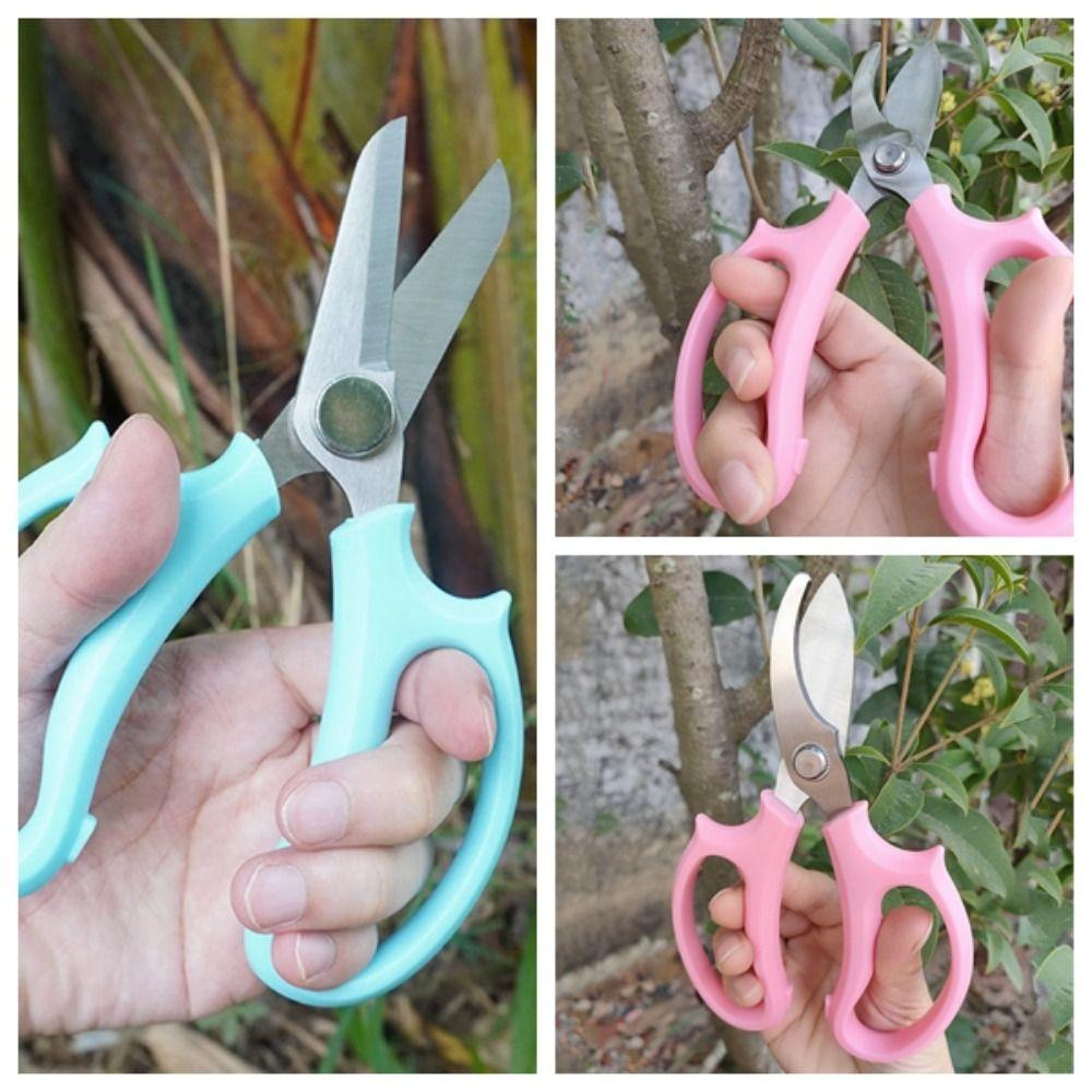 Purple Garden Pruning Shears Blue Garden Scissors Hand Cutter Floral Scissors Gardening Supplies