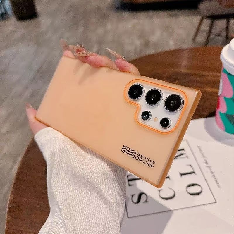 Simple Matte Transparent Case Suitable for Samsung S25 Ultra Mobile Phone Case S22 Case S24 Full Cover Protective Case 23 Hard