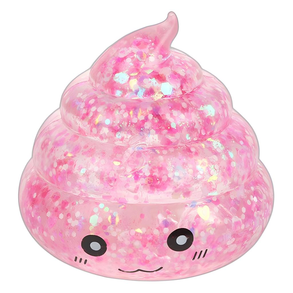 Новинка Сквиш Мальтозная Какашка Антистресс Сквиши Игрушки Блестящие Забавные Растягивающиеся Сжимающиеся Фиджет Игрушки для Взрослых Подарок на День Дурака