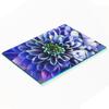 Durable and Stylish Tempered Glass Kitchen Board with Aster Pattern 80x52 Cm