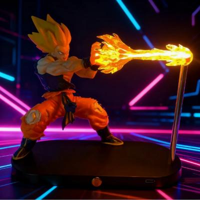 16 см Новая Супер Сайян Dragon Ball Z Ударная Волна Гоку Аниме Статуя Модель Сцена Светящаяся Игрушка Кукла Настольное Украшение Рождественский Подарок