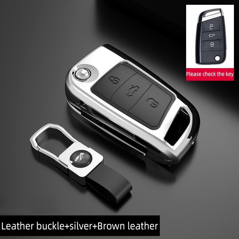 Чехол для ключей из цинкового сплава для VW Volkswagen Magotan Passat B8 Skoda Superb Kodiaq A7, защитный чехол с дистанционным управлением без ключа