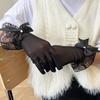 Highly Elastic Lace Gloves Anti-uv Sunscreen Gloves 2024 Riding Driving Gloves  Cycling Driving