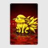 Kurama Kyuubi Metal Sign Cinema Living Room Garage Club Create Plaques Tin Sign Poster
