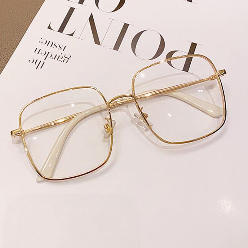 Luxury Anti Blue Light Glasses Men Women Diamond Studded Oversized Square Eyeglasses Computer Goggles Eyewear Glitter Frame