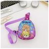 Kids Cartoon Crossbody Bag Lightweight Nylon Sling For Preschool Daily Use