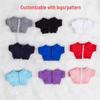 17cm Labubu Macaron Hoodie Doll Clothes (No Hat, with Zipper) – Customizable Pattern