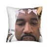 Декоративная наволочка K-kanyes W-wests Смешные Мем Аксессуары Дом Декоративная подушка Чехол Квадратный Разные размеры
