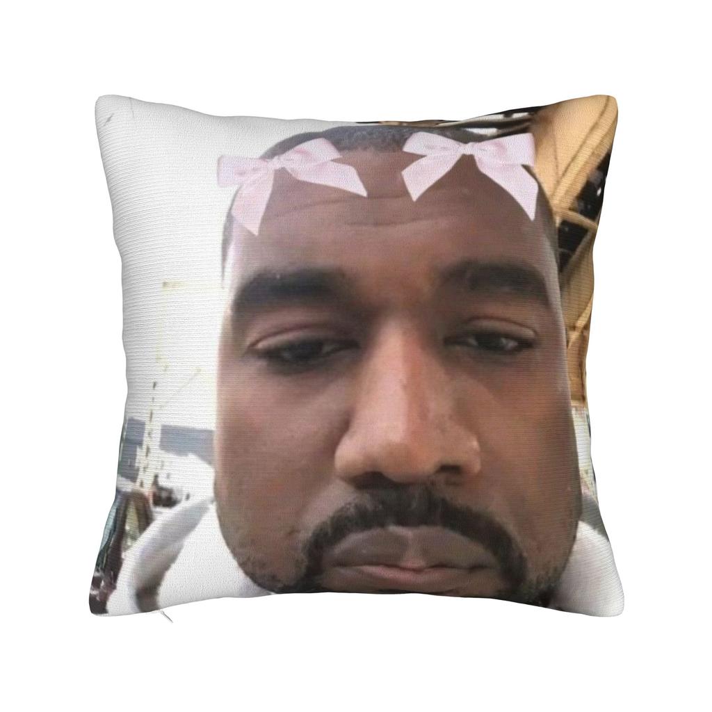 K-kanyes W-wests Забавная Подушка Чехол Аксессуары Мягкая Наволочка Декор Чехол для Подушки-плед Сиденье Разные Размеры