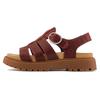 Versatile Comfortable Casual Fashion Roman Sandals Women Sandals Deep-Red A5ZKZW