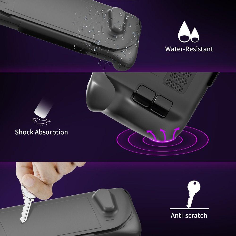 Detachable Host Protective Cover Game Accessories Sliding Shell for Steam Deck