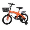 Детский велосипед с тренировочными колесами 14 дюймов из углеродистой стали, регулируемый детский велосипед для детей от 3 до 6 лет